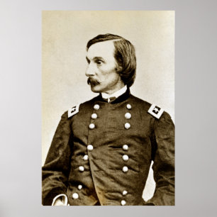 Poster Guerra civil G. geral major K. Warren