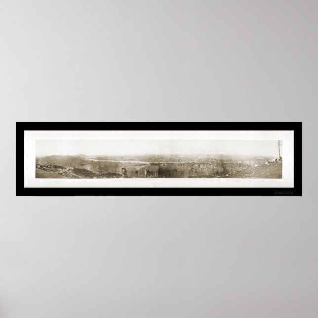 Poster Guerra Civil Knoxville TN Foto 1864 (Frente)