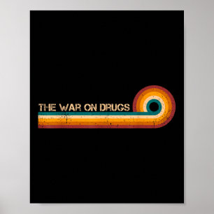 Poster Guerra Contra Drogas Retro Strike Musical Vintage