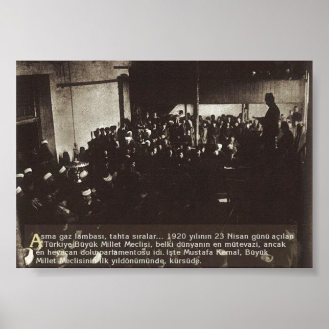 Pôster Guerra da Independência Turca (Frente)