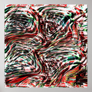 Poster Guerra de fitas vermelhas contra ciano