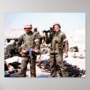 Pôster Guerra do Golfo - esconderijo das armas