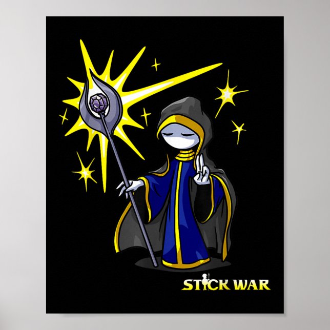 Poster Guerra do Stick - Meric (Frente)