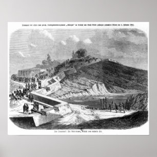 Poster Guerra dos ducados, fortifications dinamarqueses