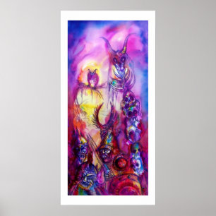 POSTER GUERRA DOS MONSTRO DO DIA DAS BRUXAS/ORC