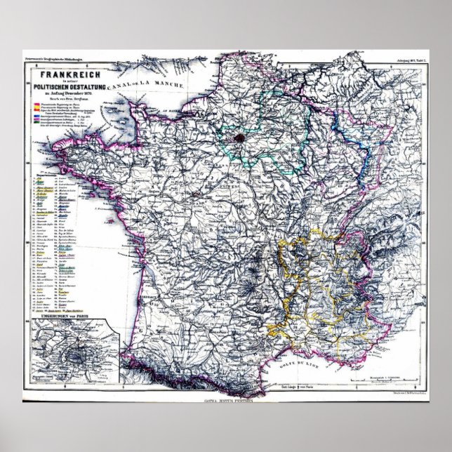 Pôster Guerra Franco-Prussiana (Frente)