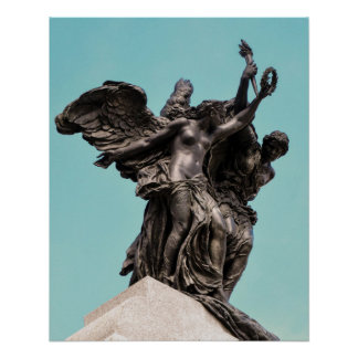 Pôster Guerra Nacional Canadense Memorial Paz e Liberdade