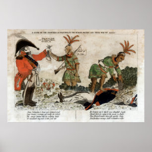 Poster GUERRA POLÍTICA dos DESENHOS ANIMADOS de 1812
