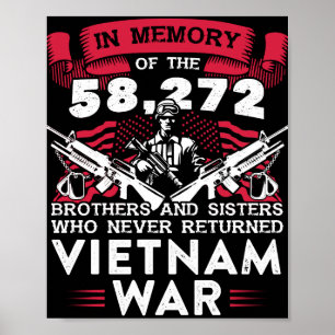 Poster Guerra Veterana Na Memória Do Vietnã Que Nunca R