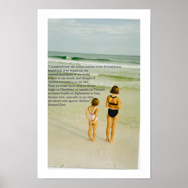 Pôster guerras contra crianças (Frente)
