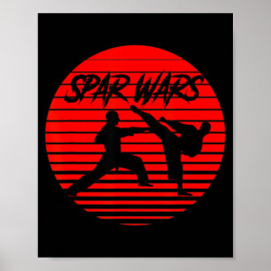 Poster Guerras de Spar Karate Shotokan Artes Marciais