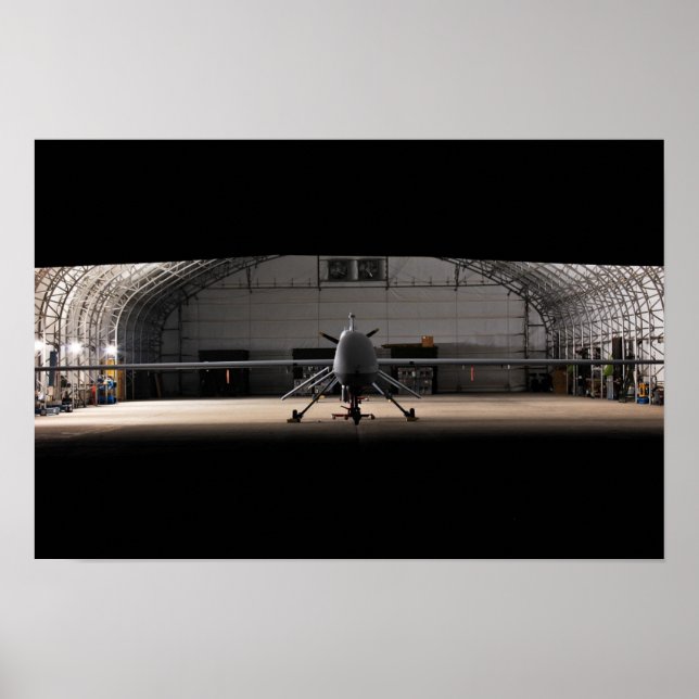 Poster Guerreiro Céu MQ-1C (Frente)