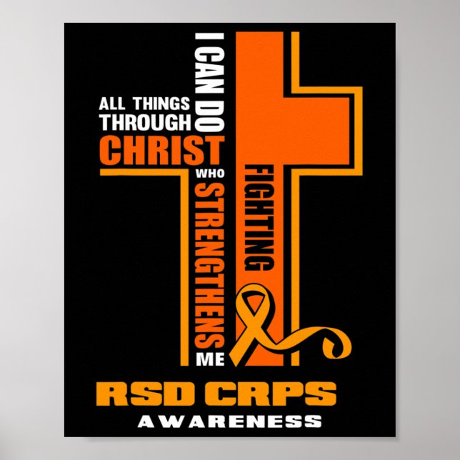 Poster Guerreiro Cristão CRPS Combatendo RSD Sensibilizaç (Frente)