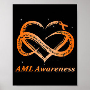 Poster Guerreiro da AML Sou a Awaren da Leucemia Mieloide