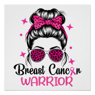 Pôster Guerreiro da Consciência do Cancer da Mama