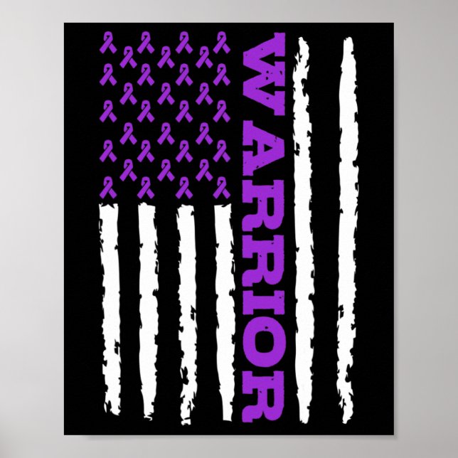 Poster Guerreiro da Conscientização da Epilepsia  (Frente)