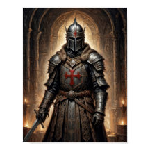 Guerreiro da Cruzada da Fantasia em cripta secreta