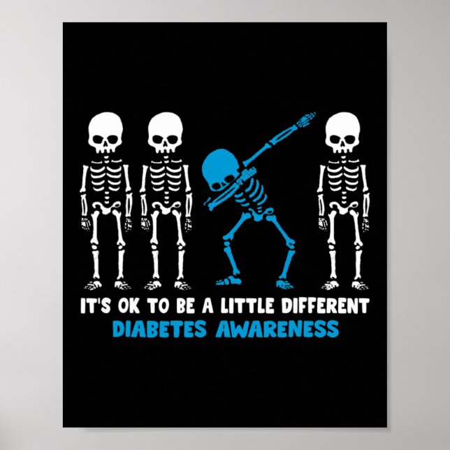 Poster Guerreiro da Diabetes A consciência da mãe é bom s (Frente)