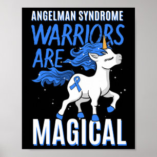 Poster Guerreiro da Síndrome de Angelman Boneco Feliz Uni
