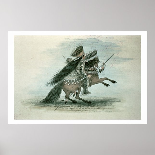 Poster Guerreiro da Tribo Crow (c/c no papel) (Frente)