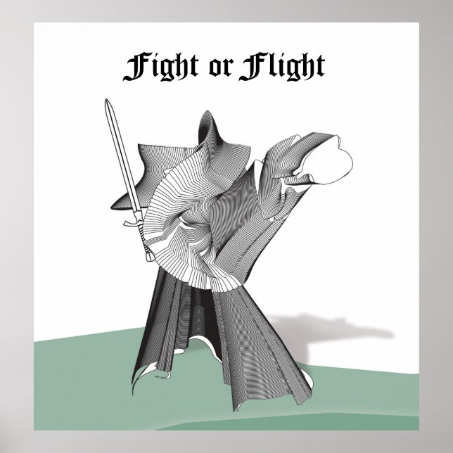 Poster Guerreiro digital (Frente)