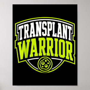 Poster guerreiro do transplante de células-tronco