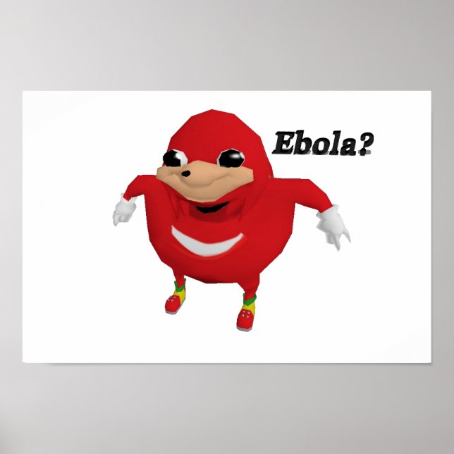 Pôster Guerreiro do Uganda Knuckles (Frente)