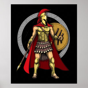 Poster Guerreiro espartano
