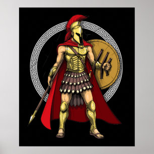 Poster Guerreiro espartano