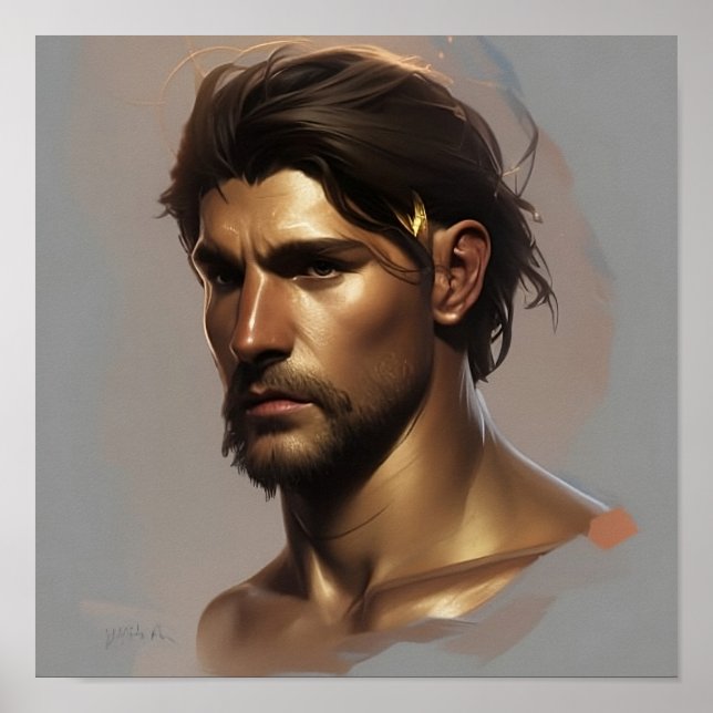 Poster Guerreiro Grego (Frente)