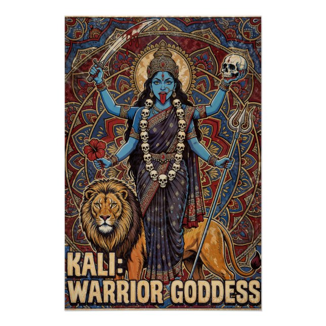 Pôster Guerreiro Kali (Frente)