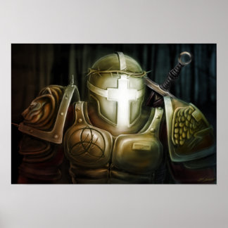 Pôster Guerreiro para Cristo - Ephesianos 6:13