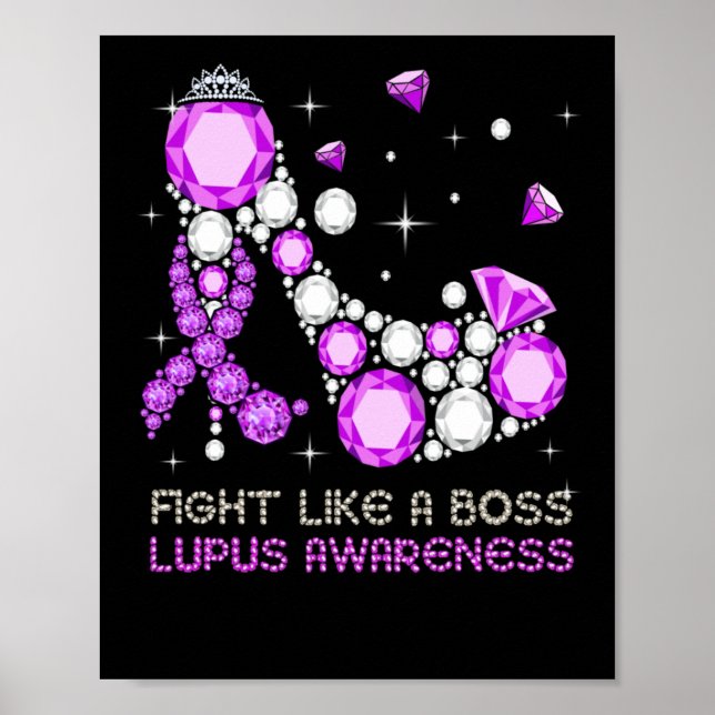Poster Guerreiro Roxo Lupus Lupus Como Um Chefe (Frente)