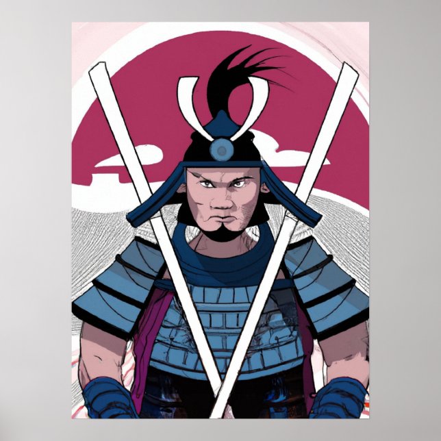Poster Guerreiro Samurai (Frente)