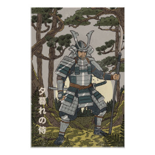Pôster Guerreiro Samurai