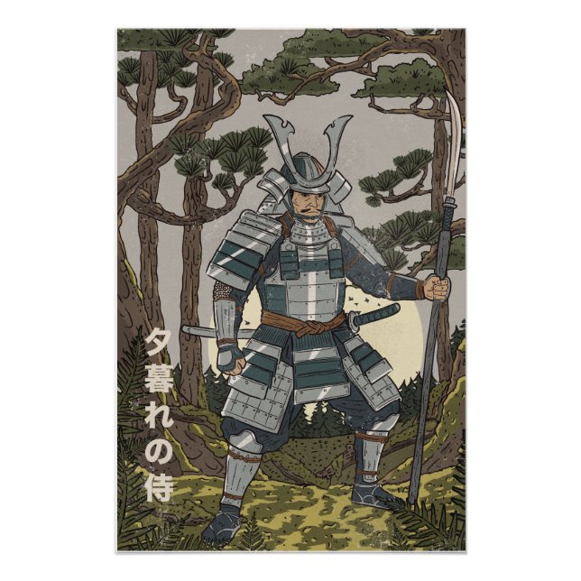Pôster Guerreiro Samurai  (Frente)