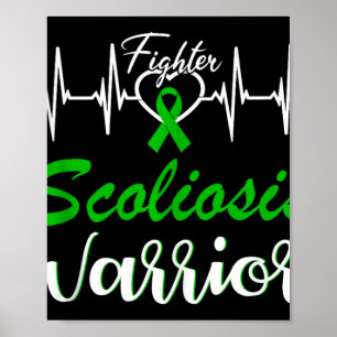 Poster Guerreiro Scoliose Batimento Cardíaco Luta Fita Fi