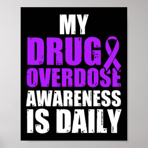 Poster Guerreiro Sobrevivente Consciente de Sobredose de