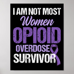 Poster Guerreiro Sobrevivente Consciente de Sobredose de 