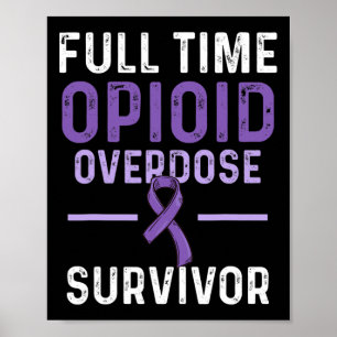 Poster Guerreiro Sobrevivente Consciente de Sobredose de