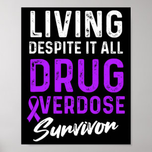 Poster Guerreiro Sobrevivente Consciente de Superdose de