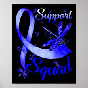 Poster Guerreiro Suporta Dragonfly Torre Alopecia Consciê