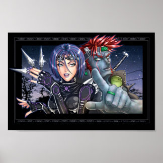 Poster Guerreiros de manga