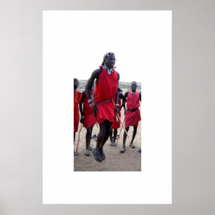Pôster Guerreiros Masai no Quênia