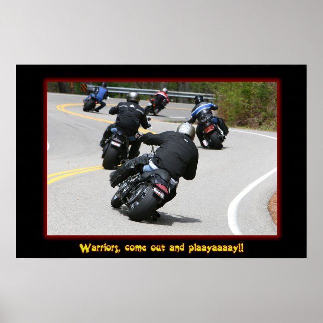 Poster Guerreiros, saiam e brinquem!! (Frente)