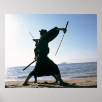 Guerreiros Samurai se atacando 8