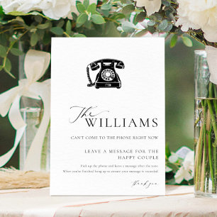 Poster Guestbook de áudio mínimo moderno Ellesmere