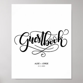 Poster Guestbook - Personalizado