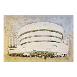 Pôster Guggenheim Museum New York