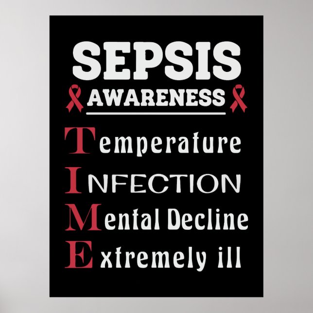 Poster Guia de Sensibilização Sepsis (Frente)